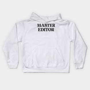 Master Editor Kids Hoodie